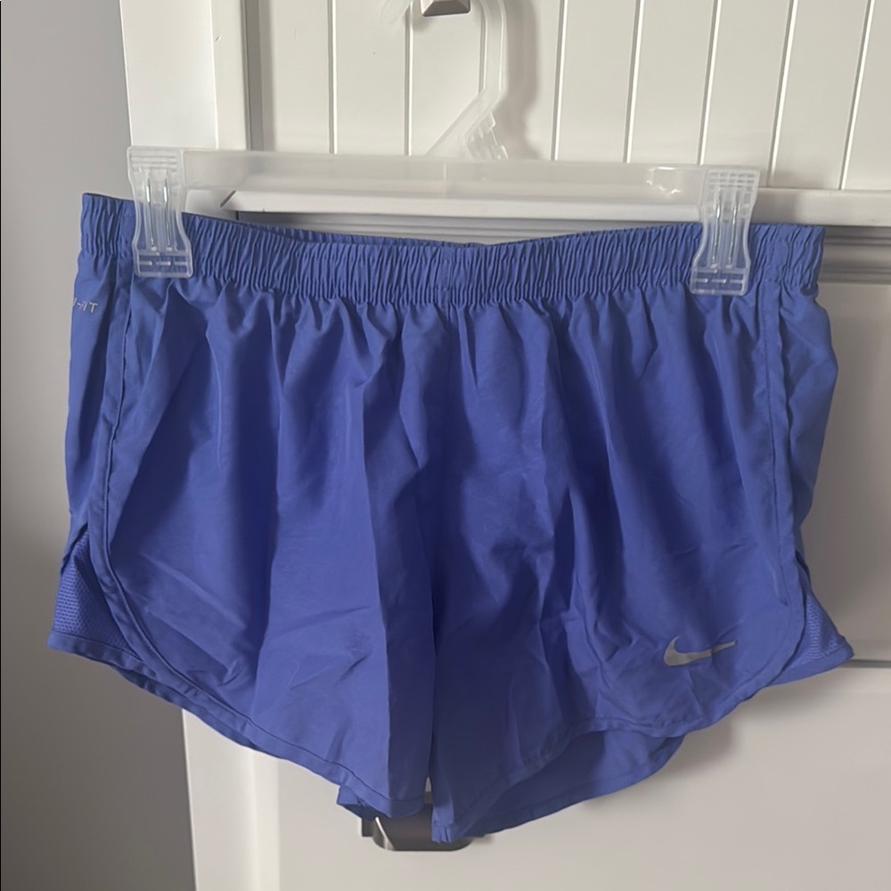 Nike Blue Athletic Shorts with Elastic Waistband